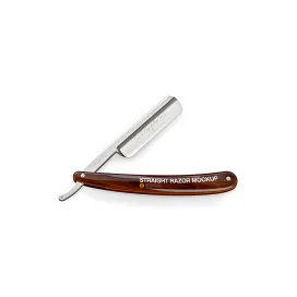 Straight Razor With Wooden Handle